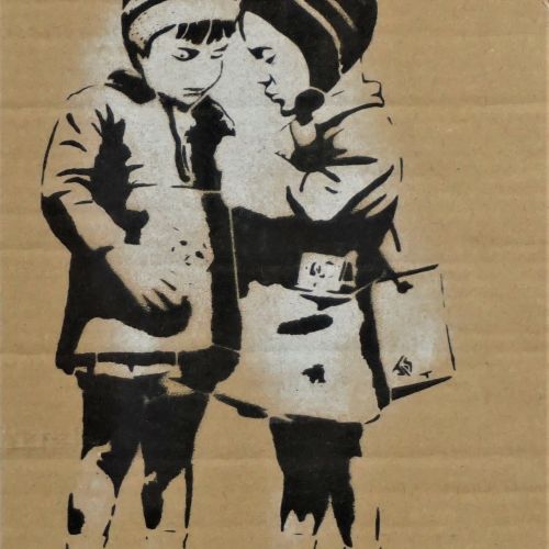 BANKSY (né en 1974). (D’après).